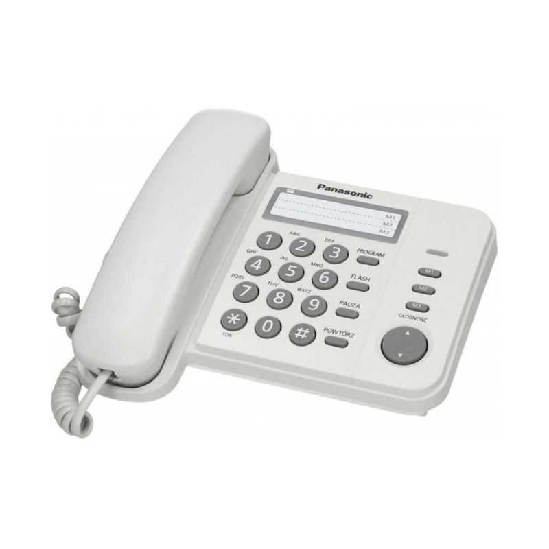 PANASONIC KX-TS520FX stoni telefon BIJELI